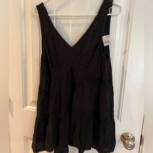 American Eagle Black/Lace top